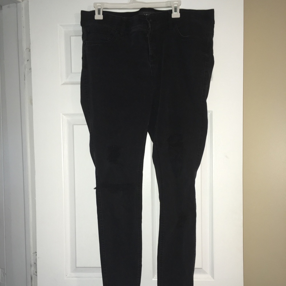 Distressed Torrid jeans